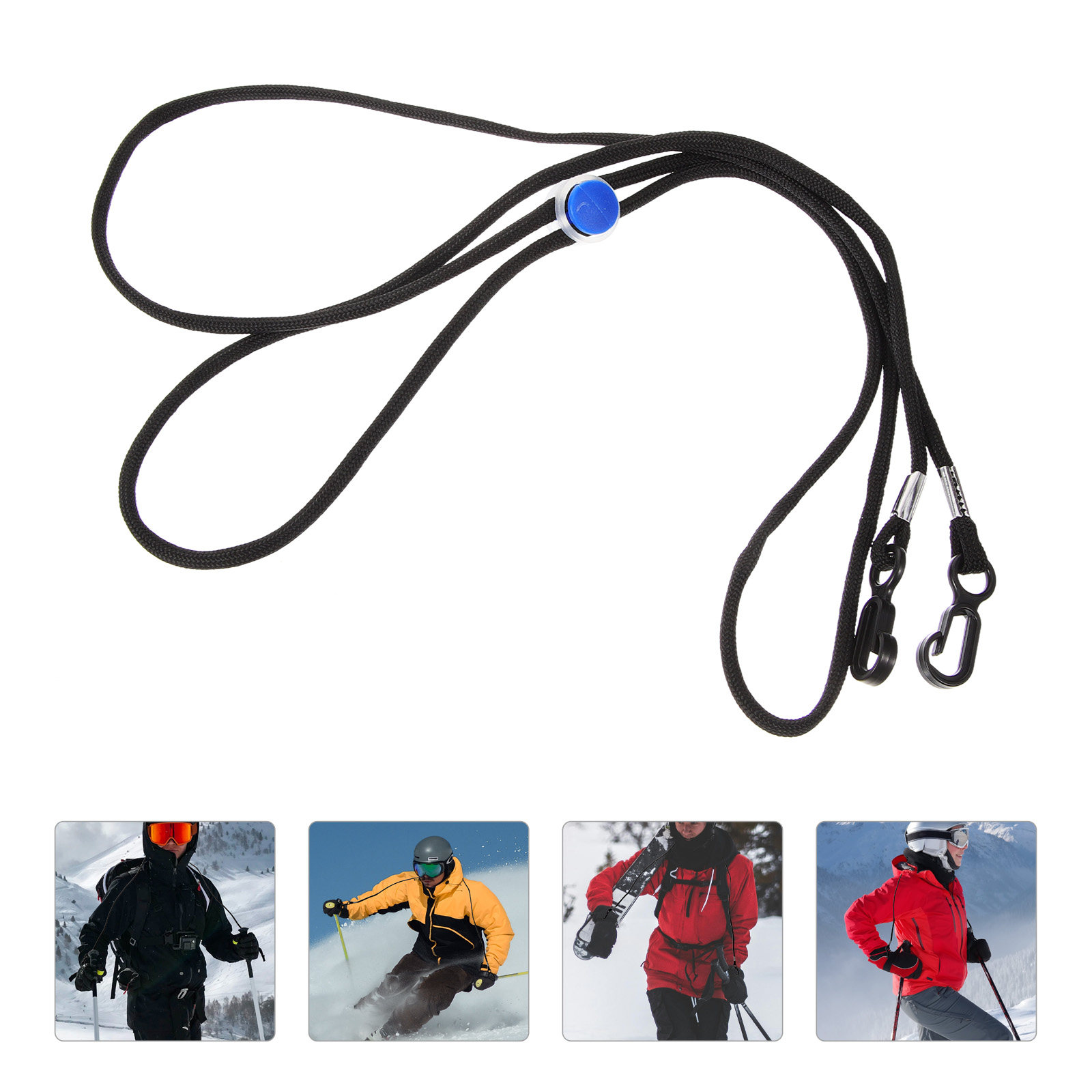 Kids Outdoor Gloves - Nonslip glove strap rope anti lost