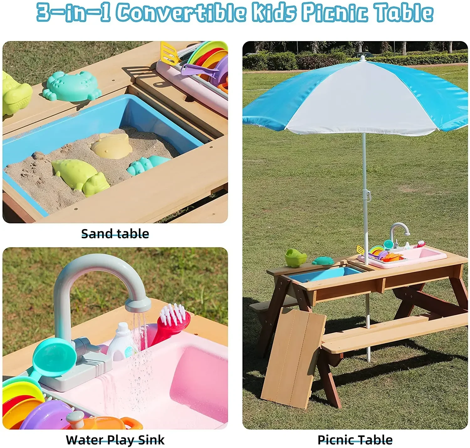 #Kids Picnic Table Outdoor Pat - огляд і ціна Kids Outdoor Dining Set