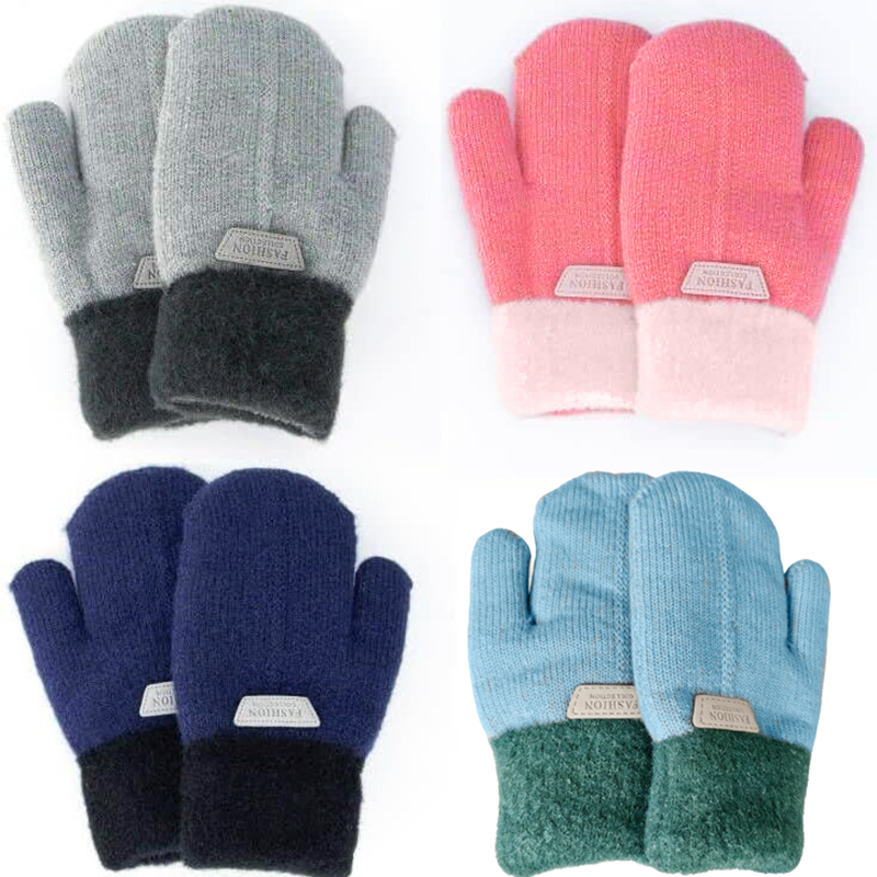 Warm Fleece Lined Kids Knit Mi - огляд і ціна Kids Outdoor Gloves
