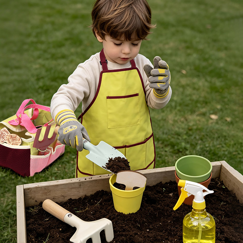Kids Garden Tool Set Pretend P - огляд і ціна Kids Outdoor Gloves