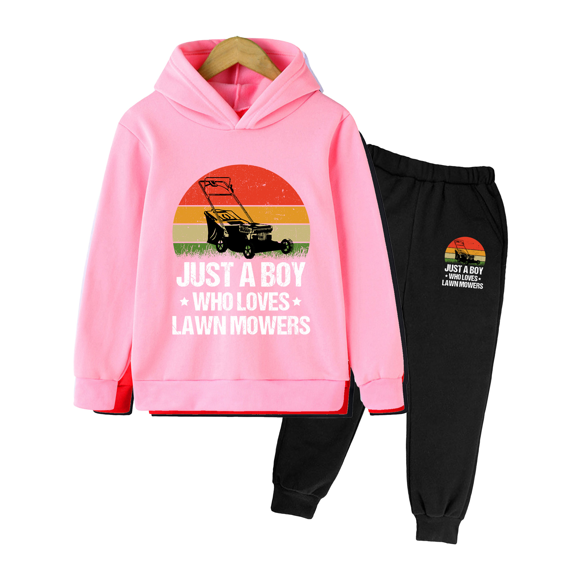 Kids Hoodie and Pants Set, Ret - огляд і ціна Kids Outdoor Lawn Mower