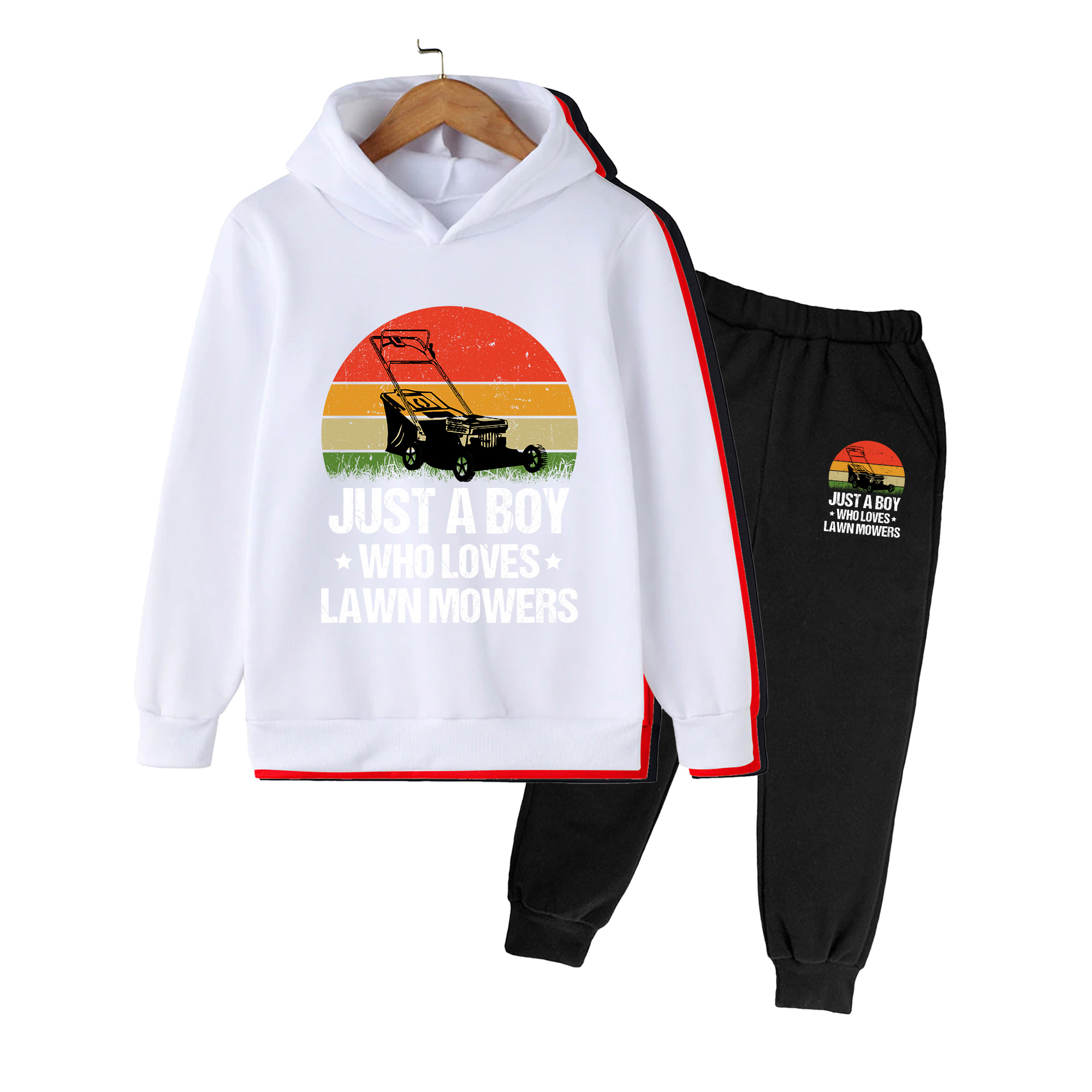Kids Hoodie and Pants Set, Ret - огляд і ціна Kids Outdoor Lawn Mower