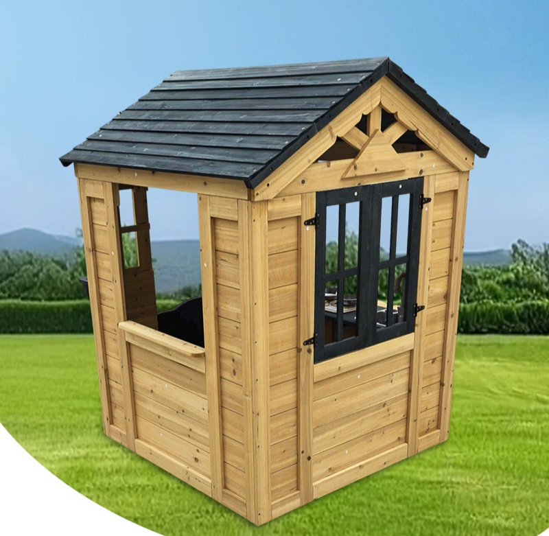 Outdoor Garden Wooden Kids Rol - огляд і ціна Kids Outdoor Cubby House