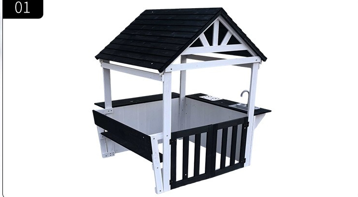 Outdoor Garden Wooden Kids Rol - огляд і ціна Kids Outdoor Cubby House