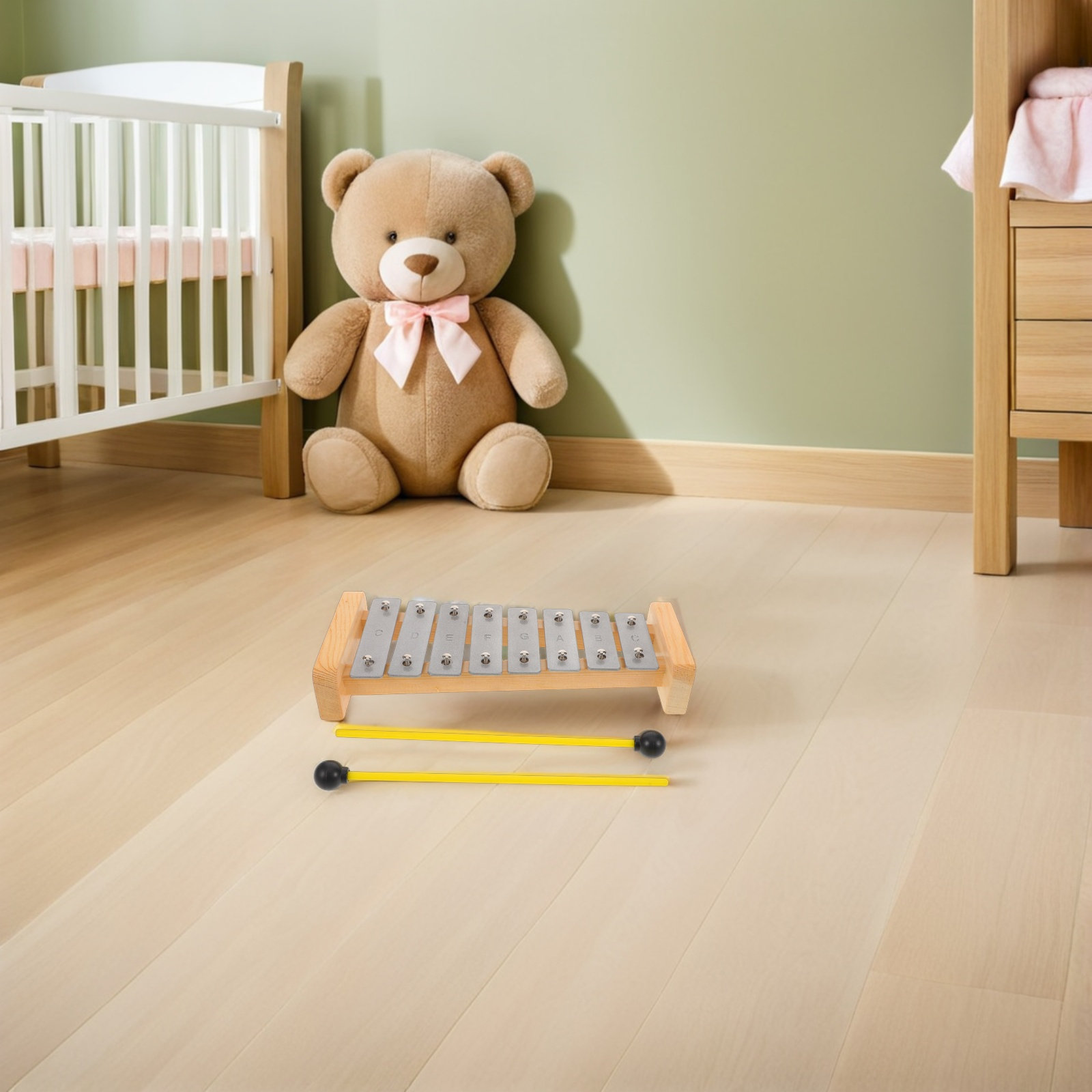 8-Note Aluminum Xylophone Gloc - огляд і ціна Kids Outdoor Xylophone