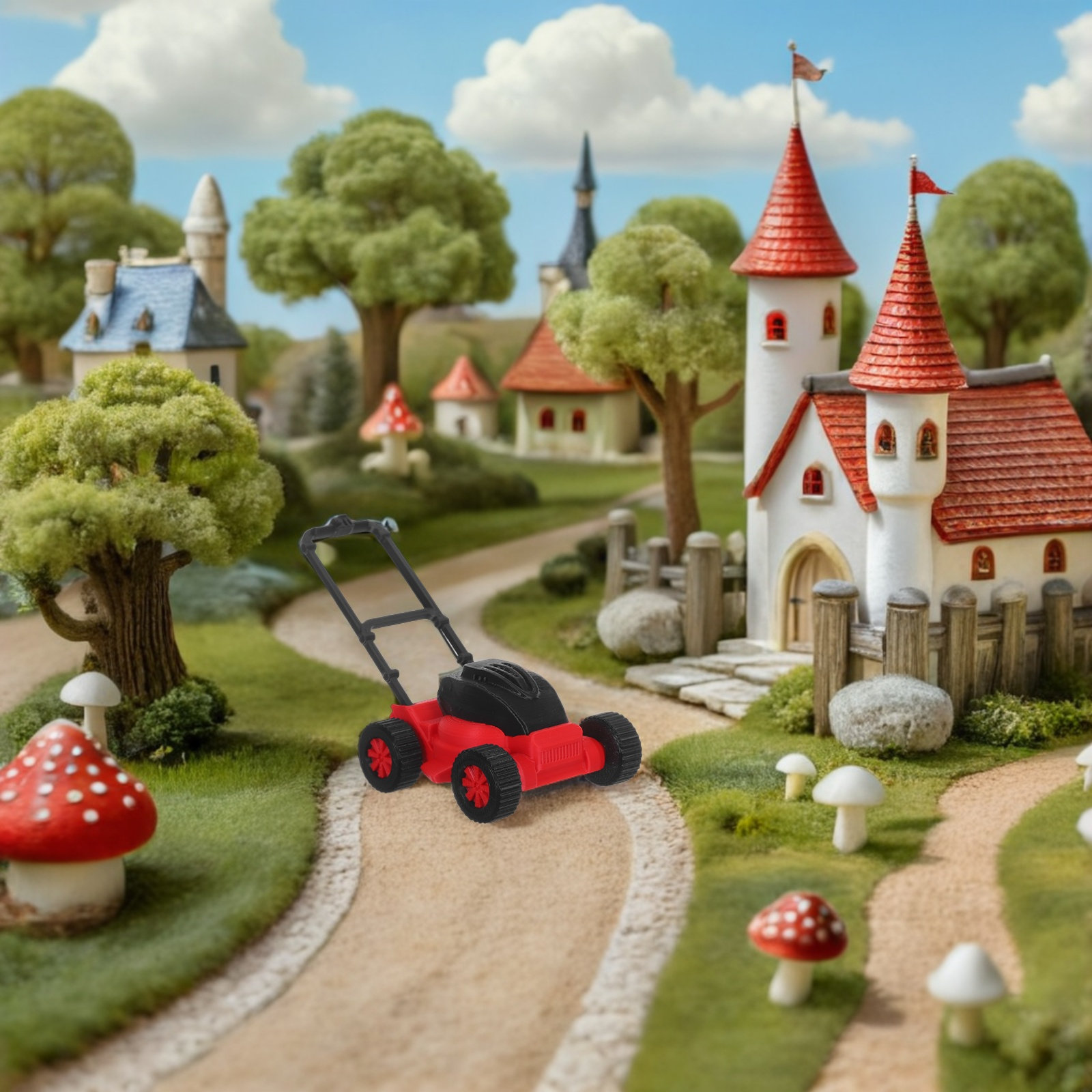 Miniature Lawn Mower Realistic - огляд і ціна Kids Outdoor Lawn Mower