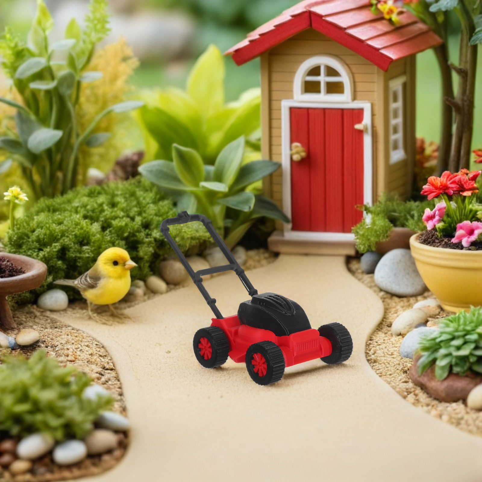 Miniature Lawn Mower Realistic - огляд і ціна Kids Outdoor Lawn Mower
