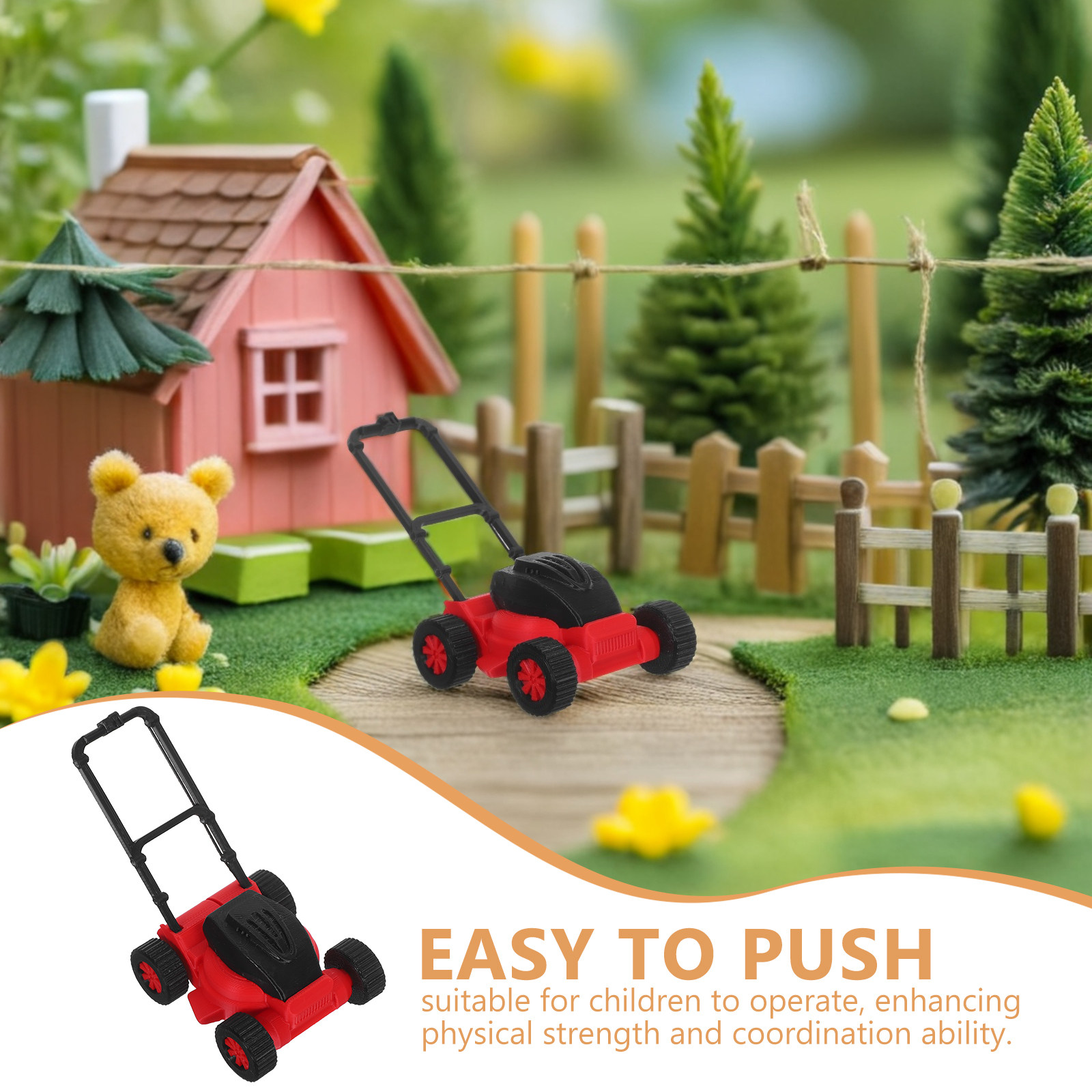 Miniature Lawn Mower Realistic - огляд і ціна Kids Outdoor Lawn Mower