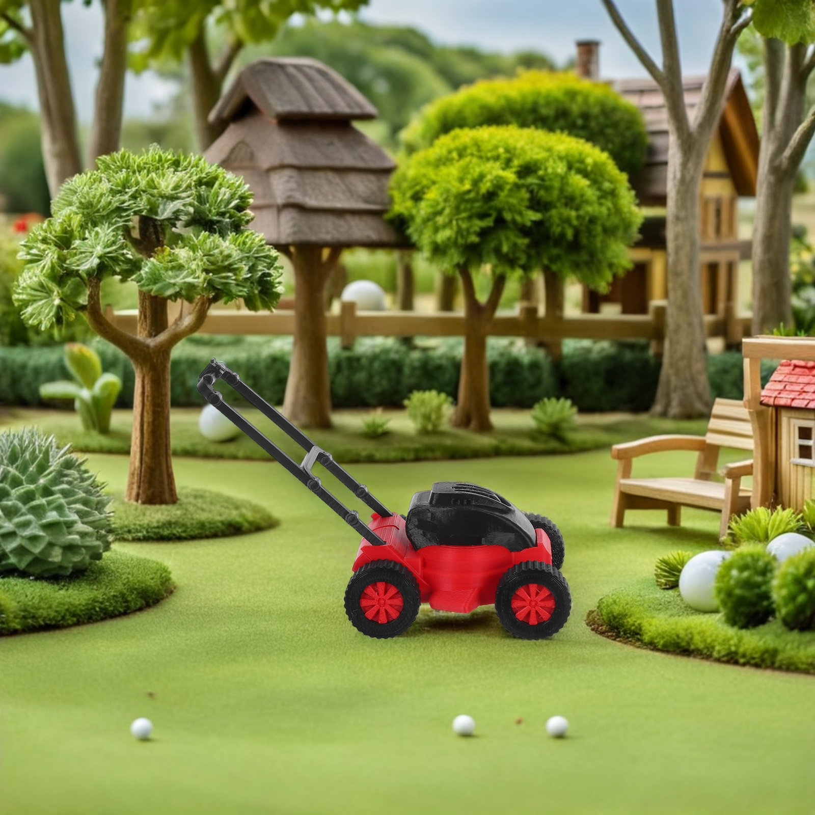 Miniature Lawn Mower Realistic - огляд і ціна Kids Outdoor Lawn Mower