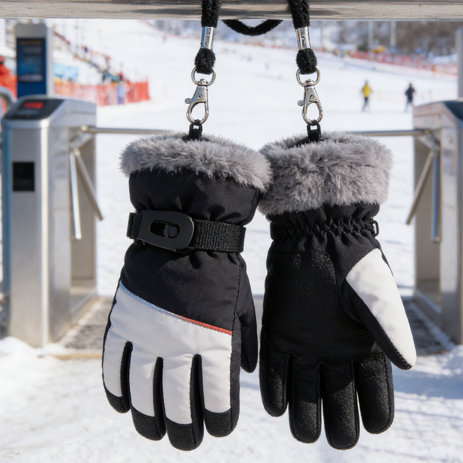 4Pcs Kids Ski Glove Straps Adj - огляд і ціна Kids Outdoor Gloves