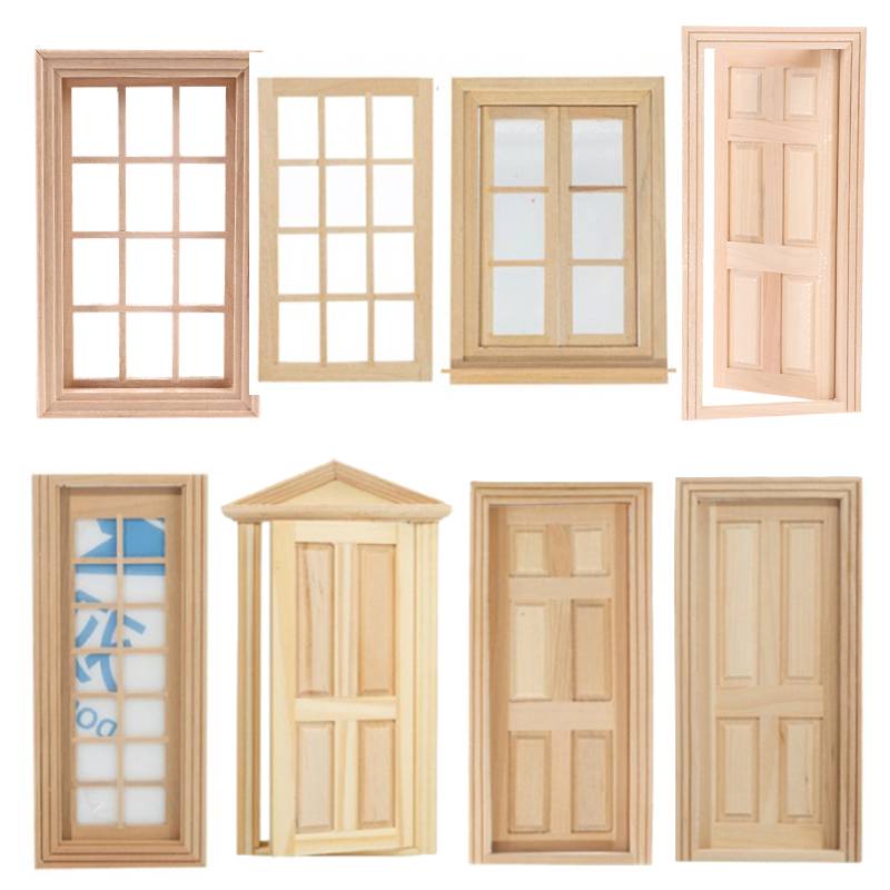 1:12 Dollhouse Mini Doors And  - огляд і ціна Kids Outdoor Cubby House