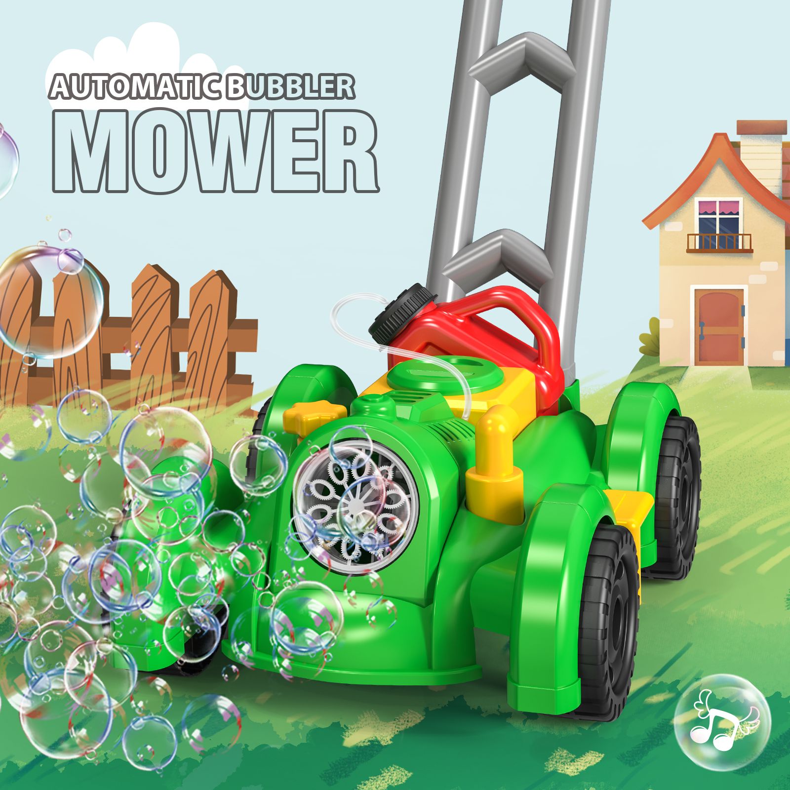 Fully Automatic Trolley Bubble - огляд і ціна Kids Outdoor Lawn Mower