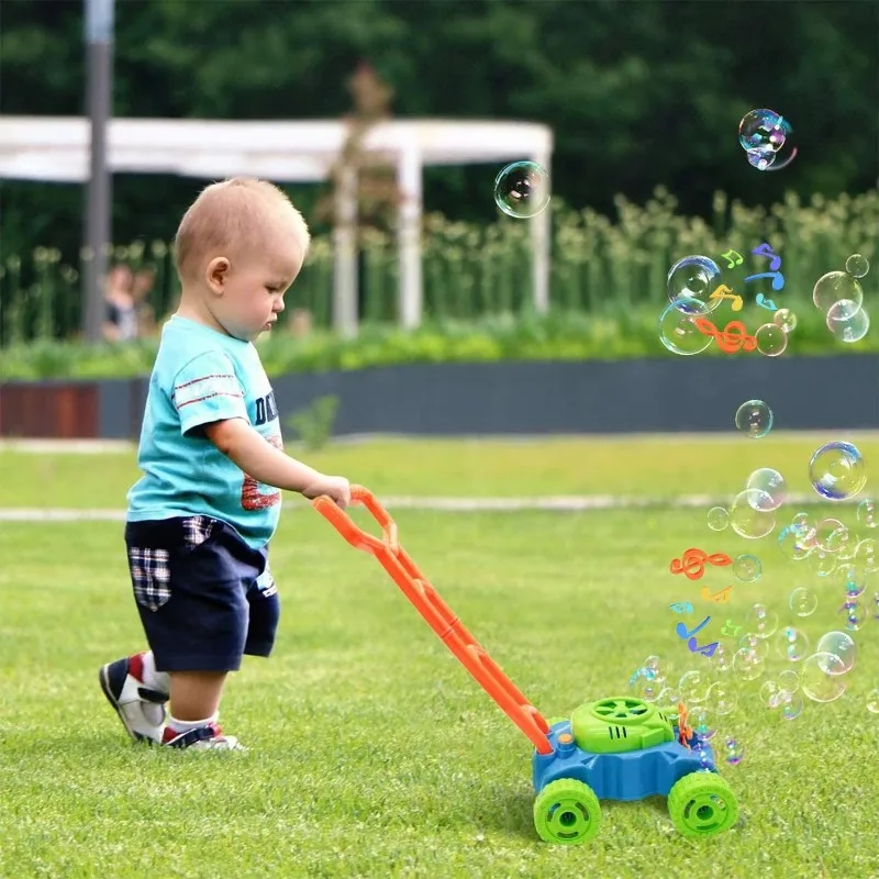 Electric Bubble Cart Toy Outdo - огляд і ціна Kids Outdoor Lawn Mower