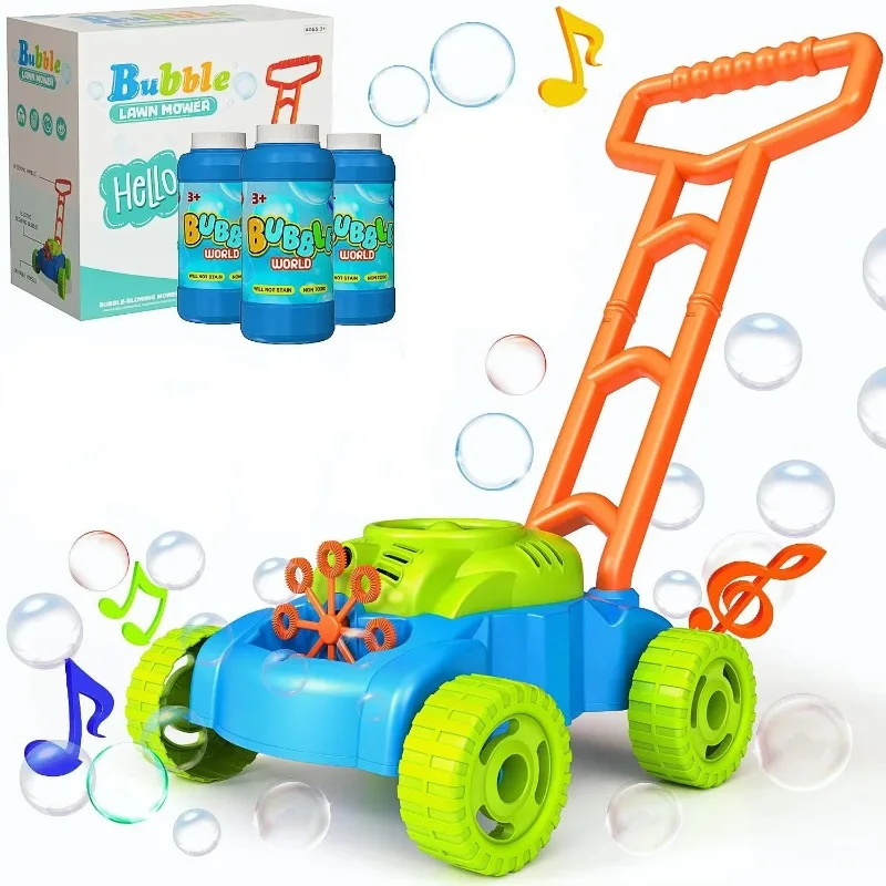 Electric Bubble Cart Toy Outdo - огляд і ціна Kids Outdoor Lawn Mower