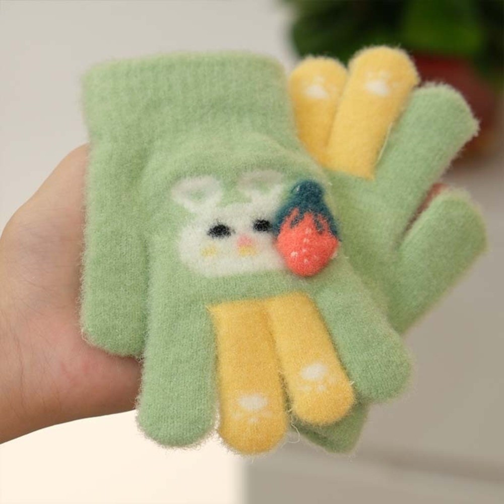 Cute Cartoon Rabbit Kids Knitt - огляд і ціна Kids Outdoor Gloves