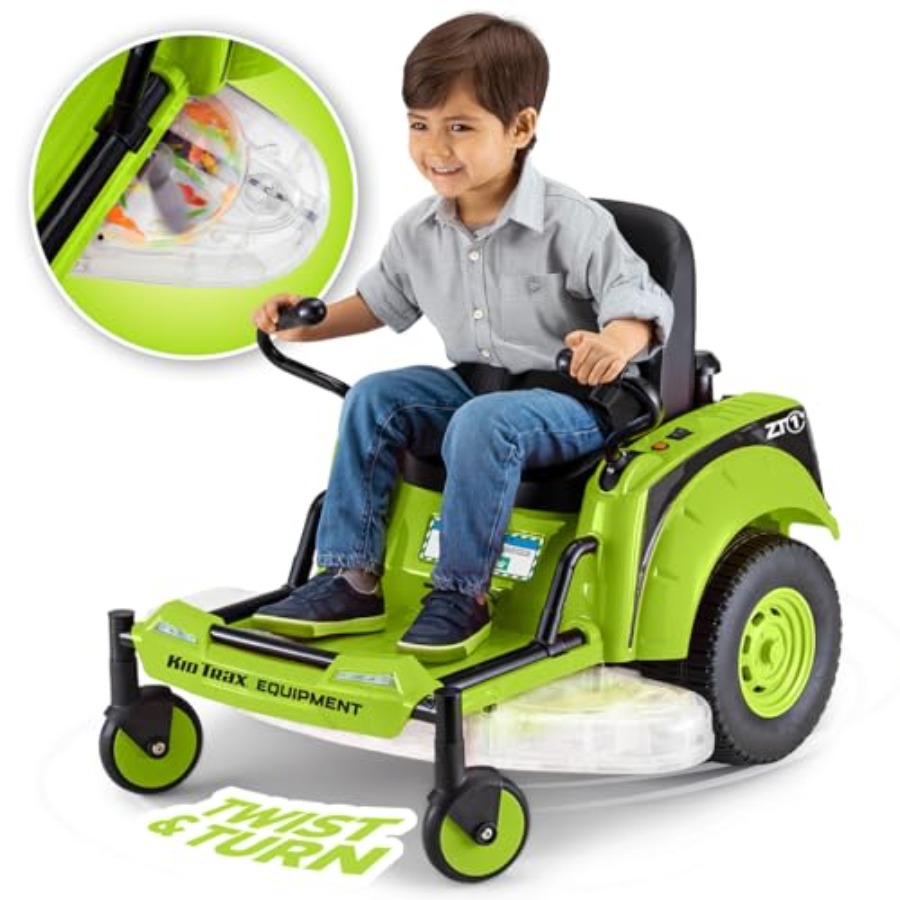 Kid Trax 12V Zero Turn Lawn Mo - огляд і ціна Kids Outdoor Lawn Mower