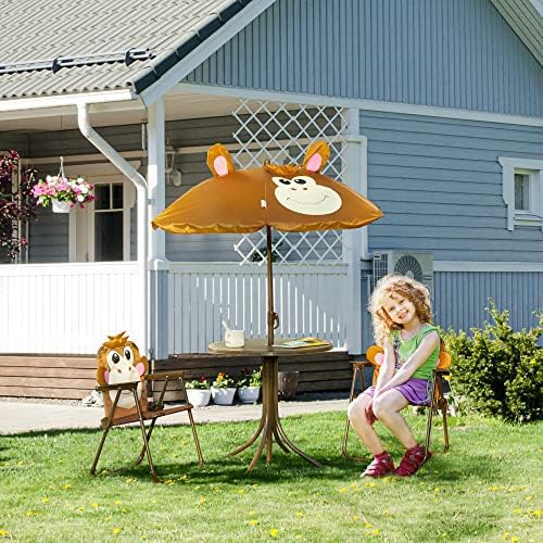 Kids Table and Chair Set Picni - огляд і ціна Kids Outdoor Table With Umbrella