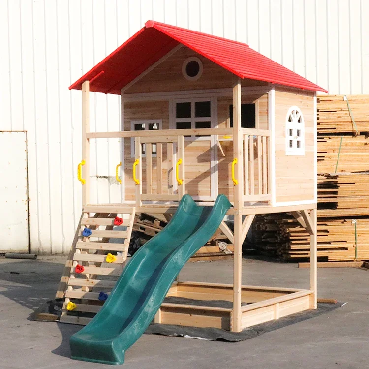 l Outdoor Wood Playground Play - огляд і ціна Kids Outdoor Cubby House