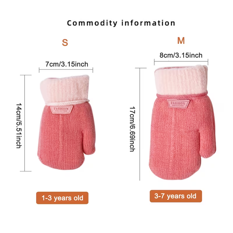 Kids Winter Fleece Lined Mitte - огляд і ціна Kids Outdoor Gloves