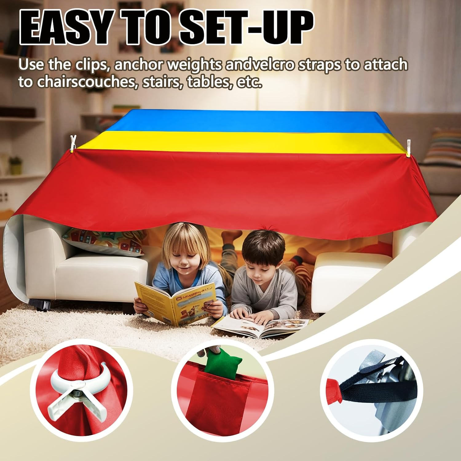 New Magic Kids Fort Building K - огляд і ціна Kids Outdoor Fort Building Kit