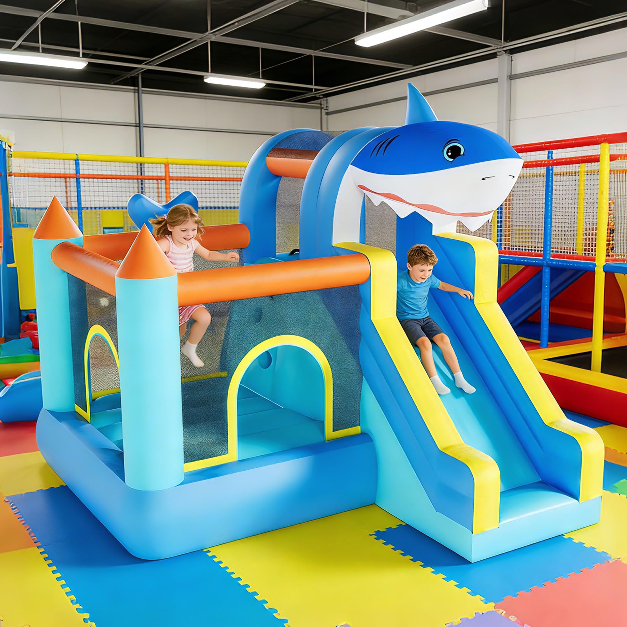 Inflatable Bounce House With S - огляд і ціна Kids Outdoor Climbing Wall