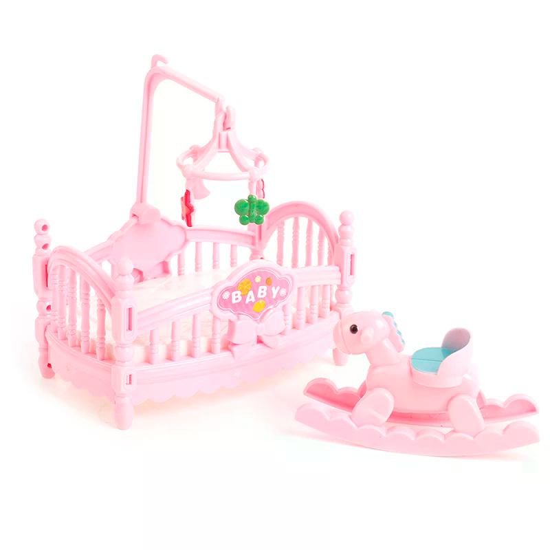Miniature Crib Wooden Horse Se - огляд і ціна Kids Outdoor Table With Umbrella