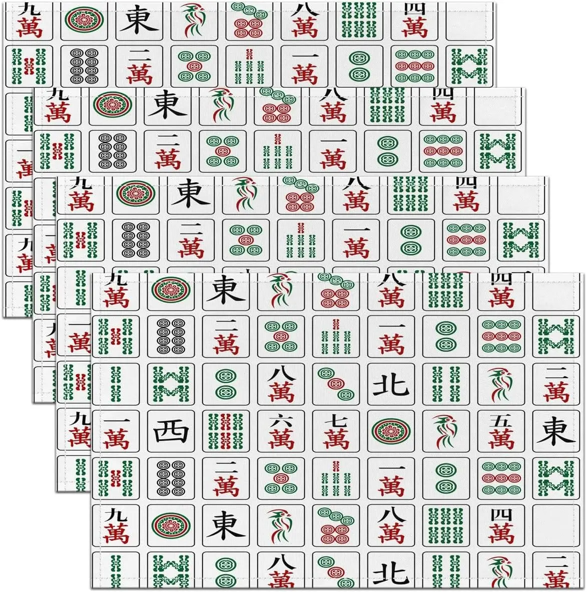 Chinese Game Placemats Set of  - огляд і ціна Kids Outdoor Dining Set