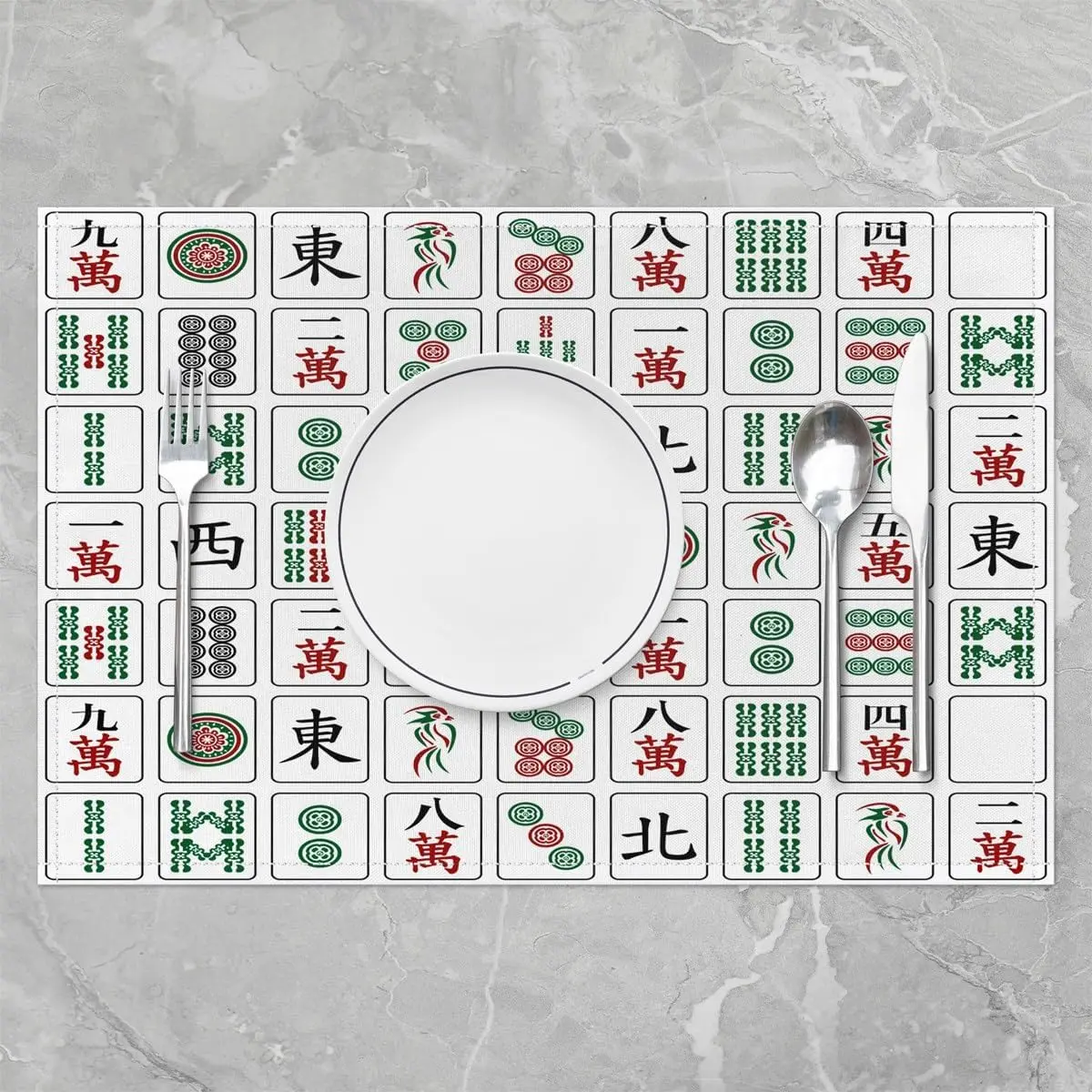 Chinese Game Placemats Set of  - огляд і ціна Kids Outdoor Dining Set