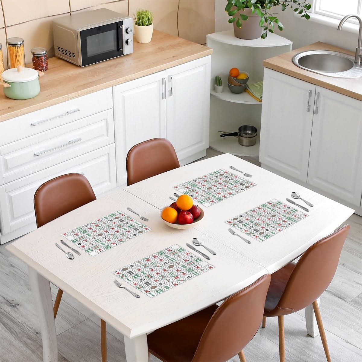 Chinese Game Placemats Set of  - огляд і ціна Kids Outdoor Dining Set