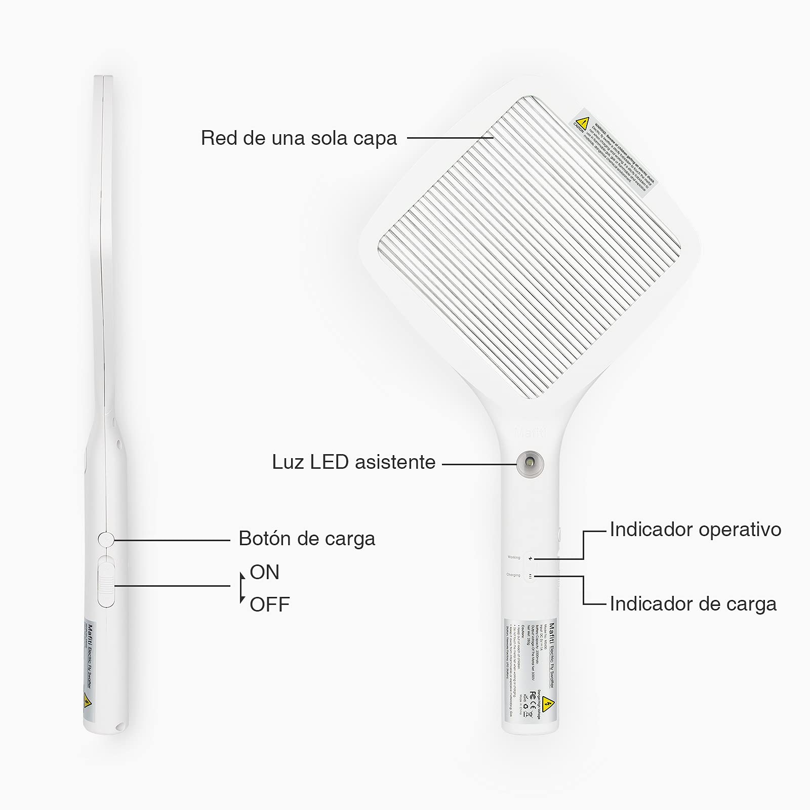 Mafiti Swatter Powerful USB Re - огляд і ціна Bug Catching Kit