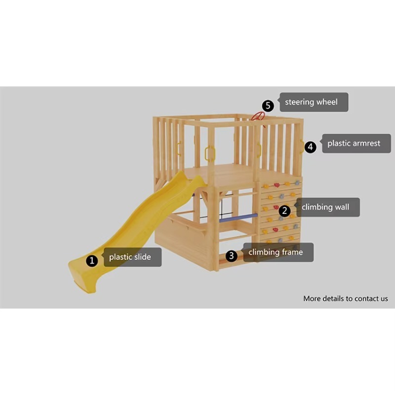 Kids Wooden Outdoor Cubby Hous - огляд і ціна Kids Outdoor Cubby House